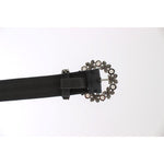 Dolce & Gabbana Crystal Buckle Sequined Waist Belt SIG13761-1