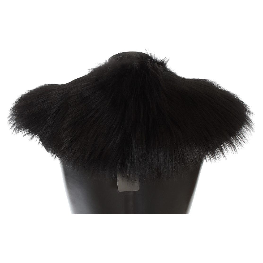 Dolce & Gabbana Black Fox Fur Collar Scarf MS1573-6