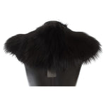 Dolce & Gabbana Black Fox Fur Collar Scarf MS1573-6