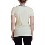 Dolce & Gabbana Yellow Havanity Round Neck Tee Cotton T-shirt DR82988 - 40