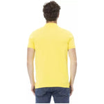 Baldinini Trend Yellow Cotton Men Polo Shirt BA-23212-S
