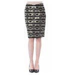 BYBLOS Black Viscose Women Skirt BY-17685-IT40|S