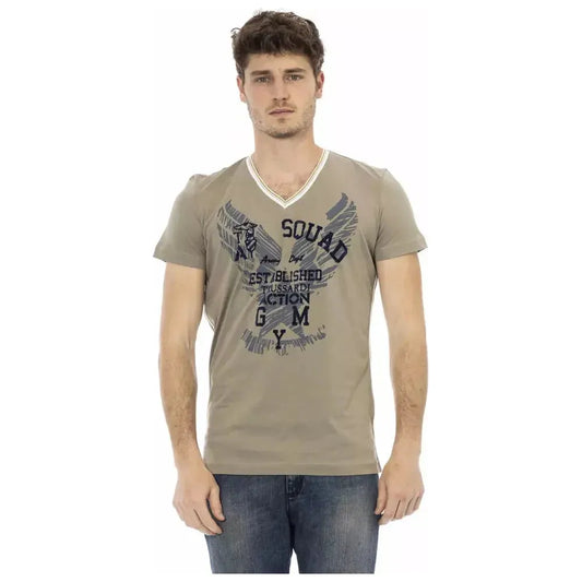 Trussardi Action Green Cotton Men's T-Shirt