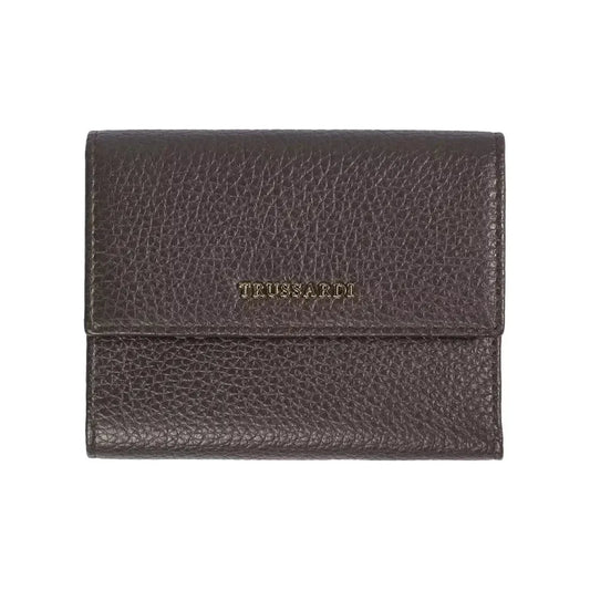 Trussardi Brown Leather Women Wallet