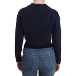 John Galliano Blue cropped cardigan SIG12103-2