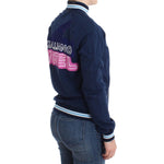 John Galliano Blue zip cotton cardigan SIG12100-3