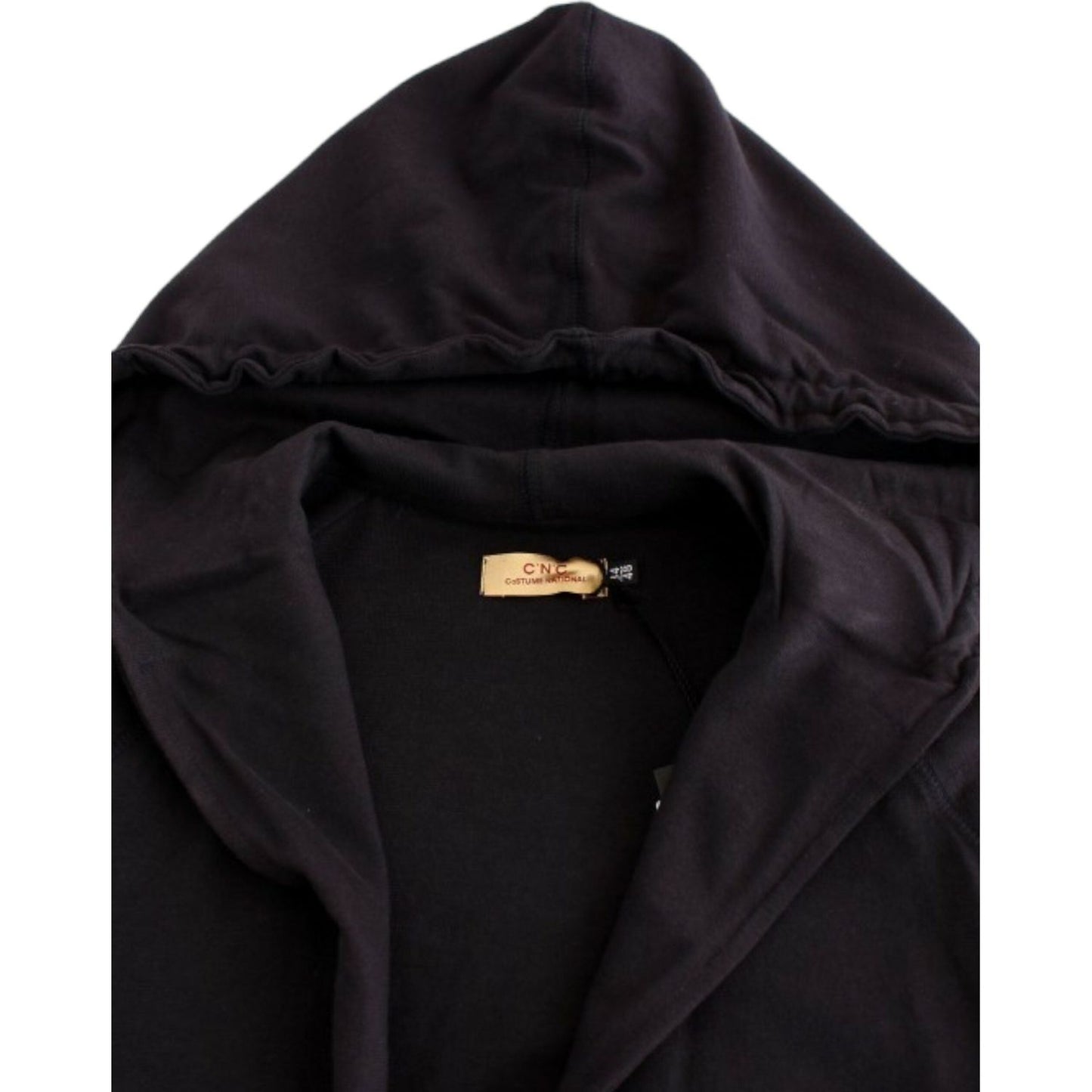 Costume National Blue hooded cotton sweater SIG10862-1