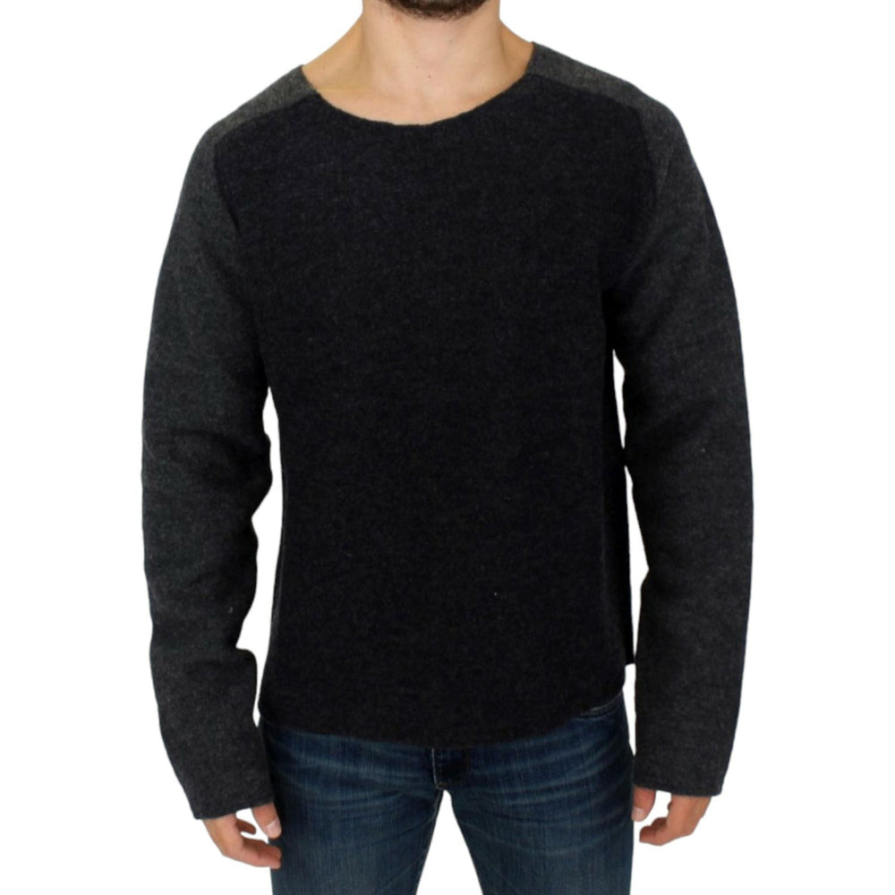Costume National Gray wool crewneck sweater SIG10537-1