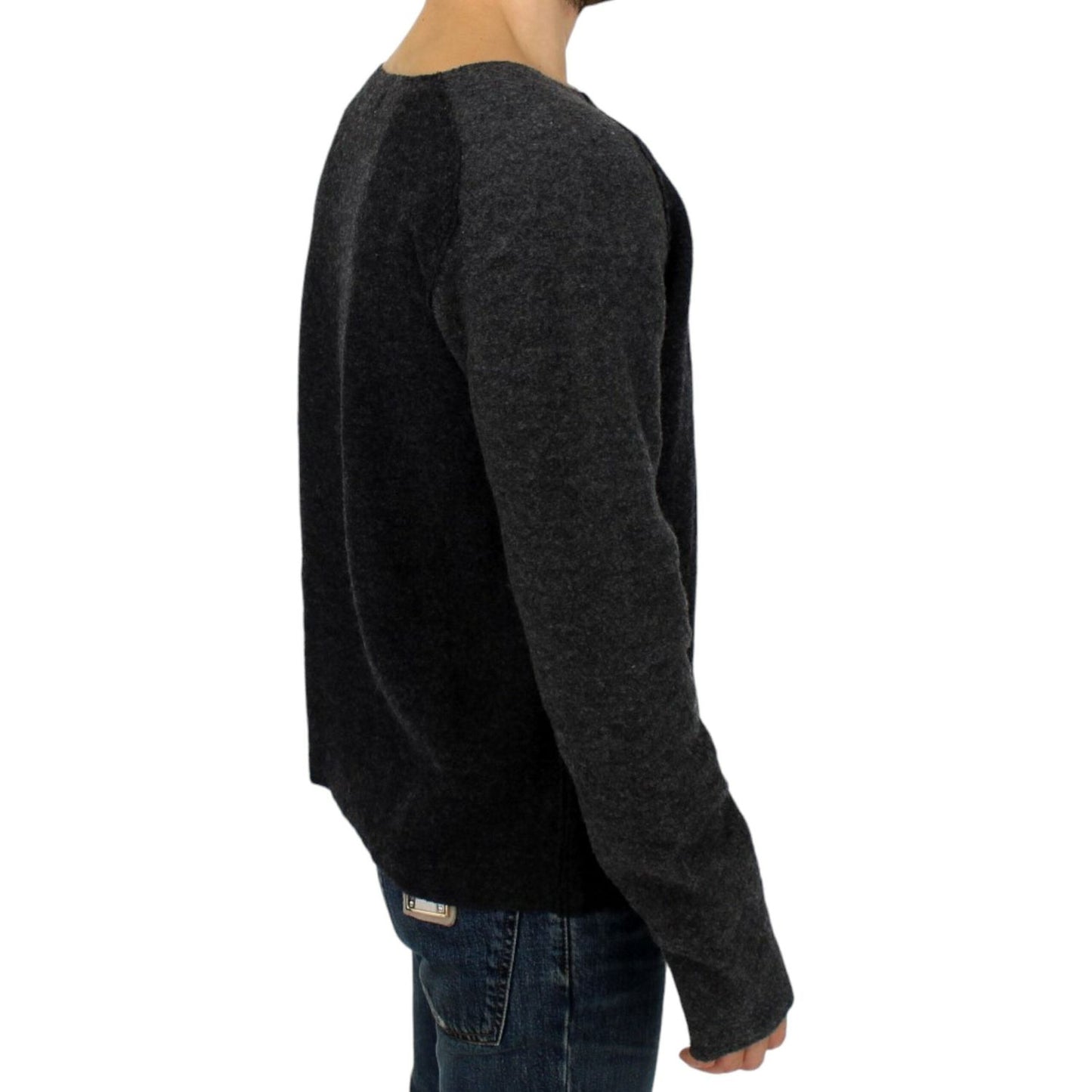 Costume National Gray wool crewneck sweater SIG10537-1