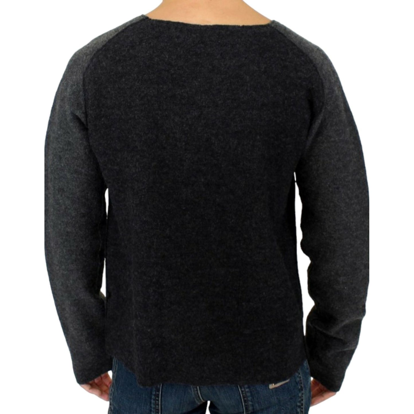 Costume National Gray wool crewneck sweater SIG10537-1
