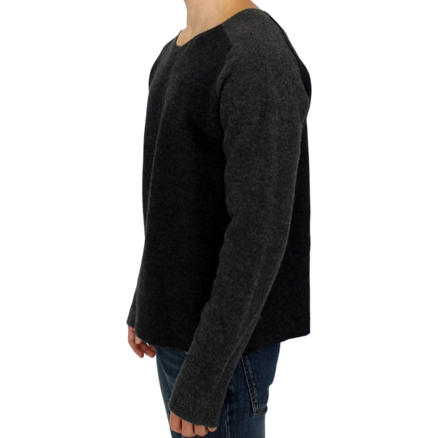 Costume National Gray wool crewneck sweater SIG10537-1