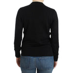 Costume National Black V-neck wool sweater SIG12087-1
