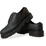 Dolce & Gabbana Brown Leather Lace Up Derby Men Dress Shoes MV5442-45