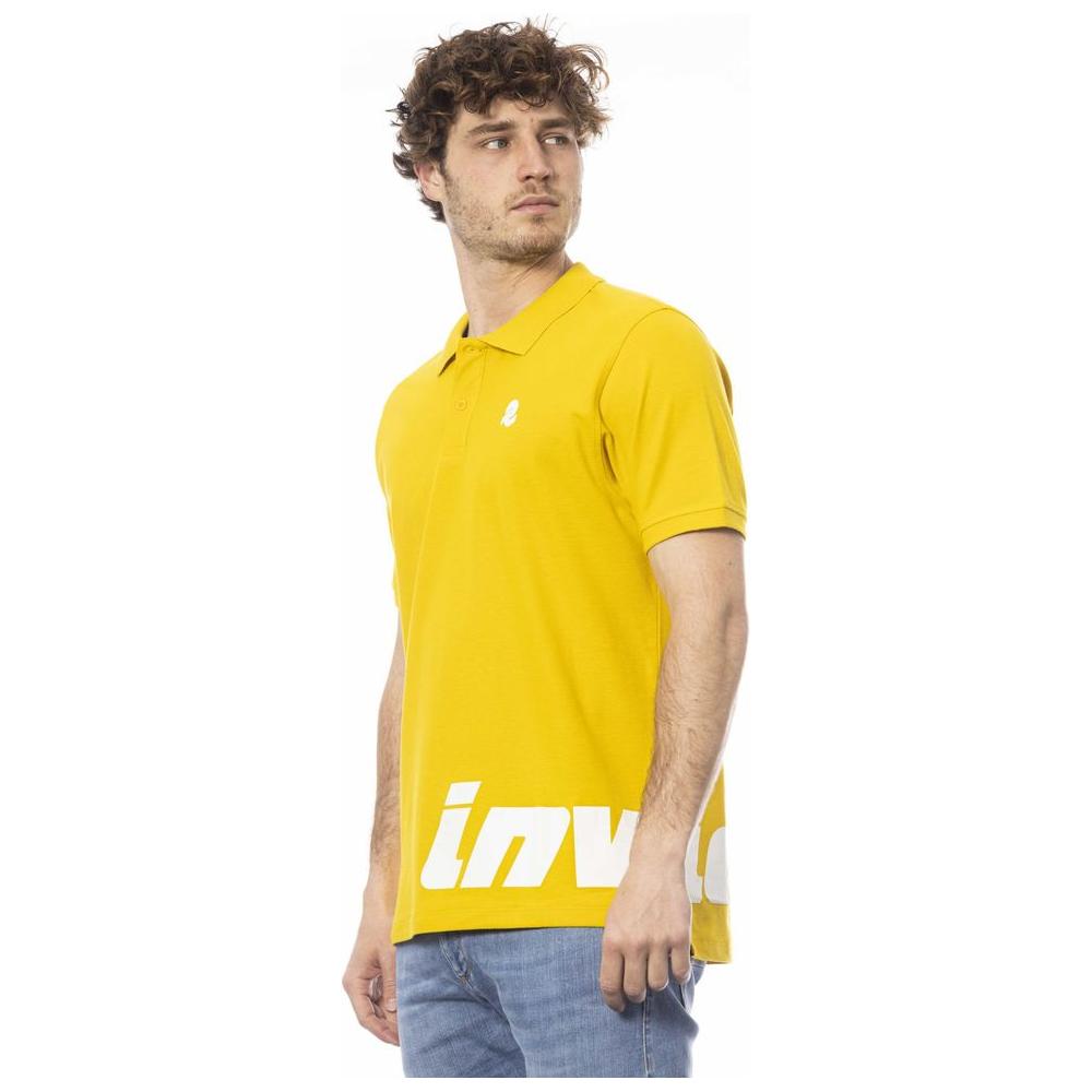 Invicta Yellow Cotton Men Polo Shirt IN-24060-S