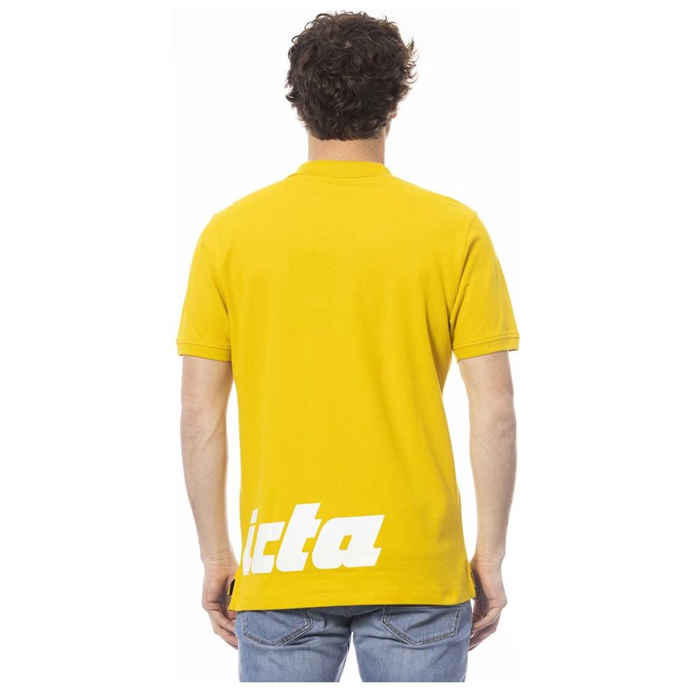 Invicta Yellow Cotton Men Polo Shirt IN-24060-S