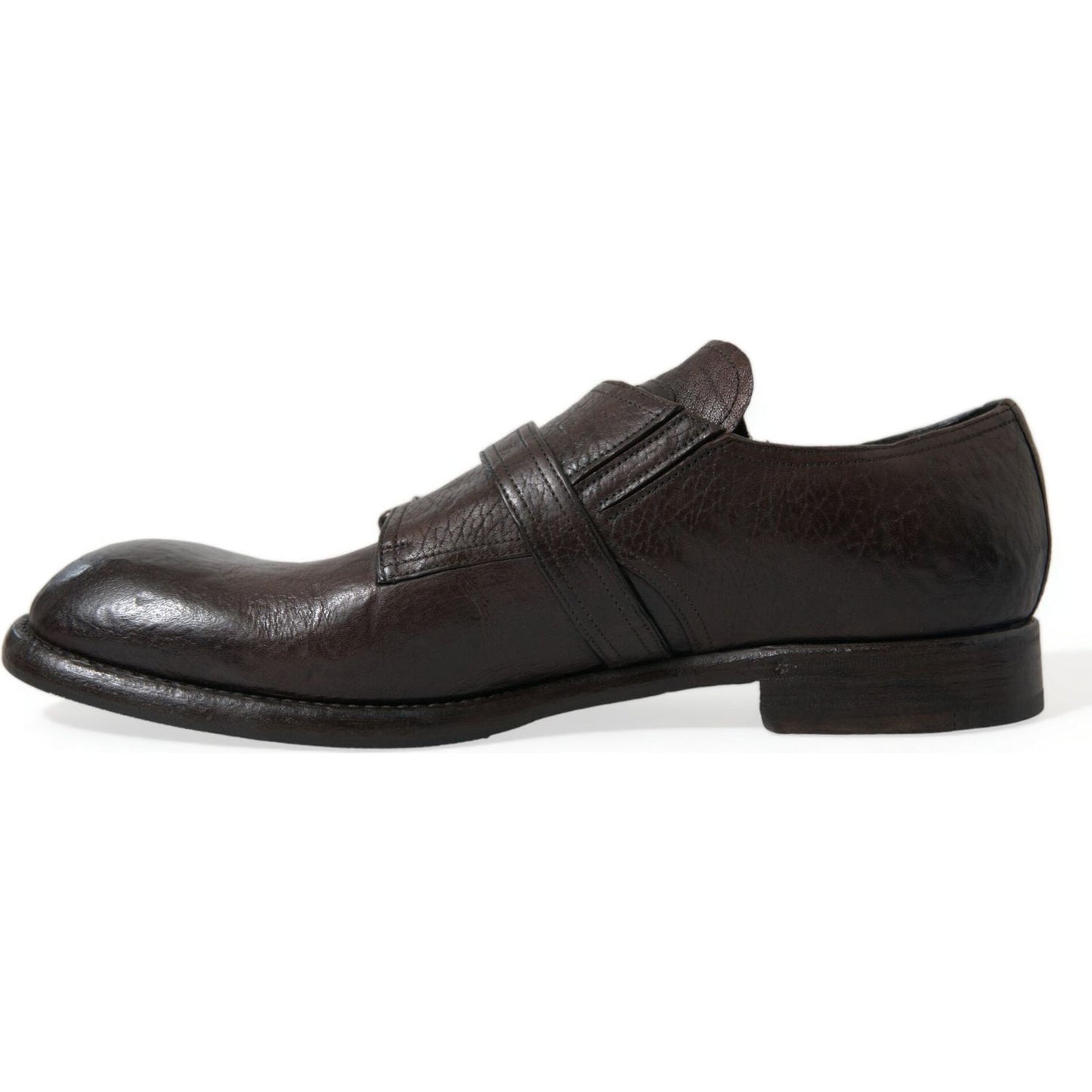 Dolce & Gabbana Brown Leather Strap Formal Dress Shoes MV5563-47