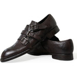 Dolce & Gabbana Brown Leather Strap Formal Dress Shoes MV5563-47