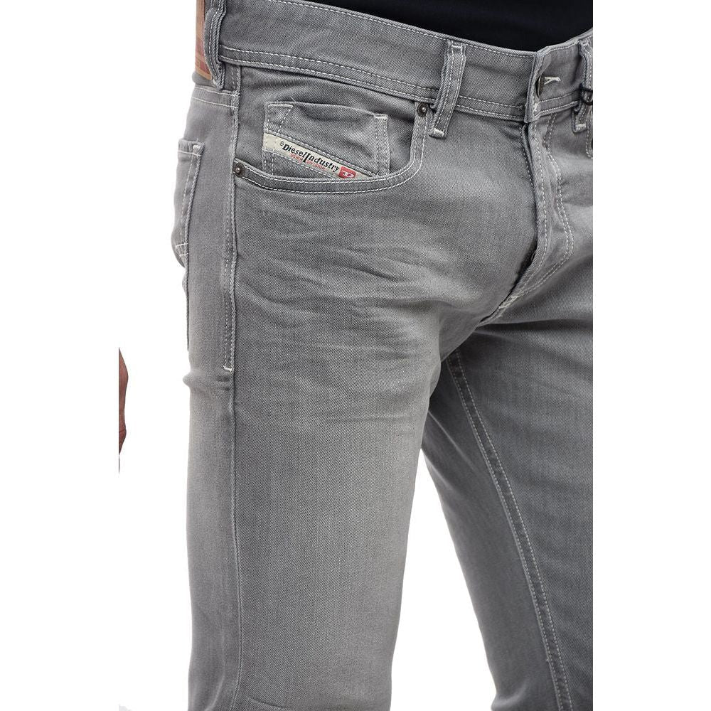 Diesel Gray Cotton Jeans & Pant DI-12834-W29