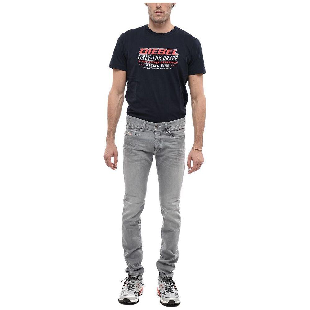 Diesel Gray Cotton Jeans & Pant DI-12834-W29
