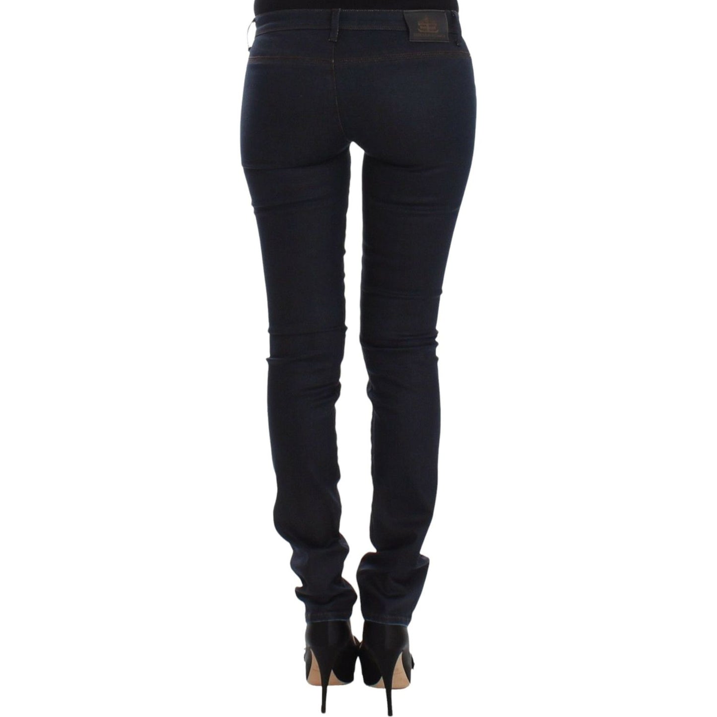 Ermanno Scervino Blue Slim Jeans Denim Pants Skinny Leg Stretch SIG12471-1