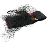 Dolce & Gabbana Black Strawberry Sicily Crystal Mesh Net Headband Diadem SMY101429