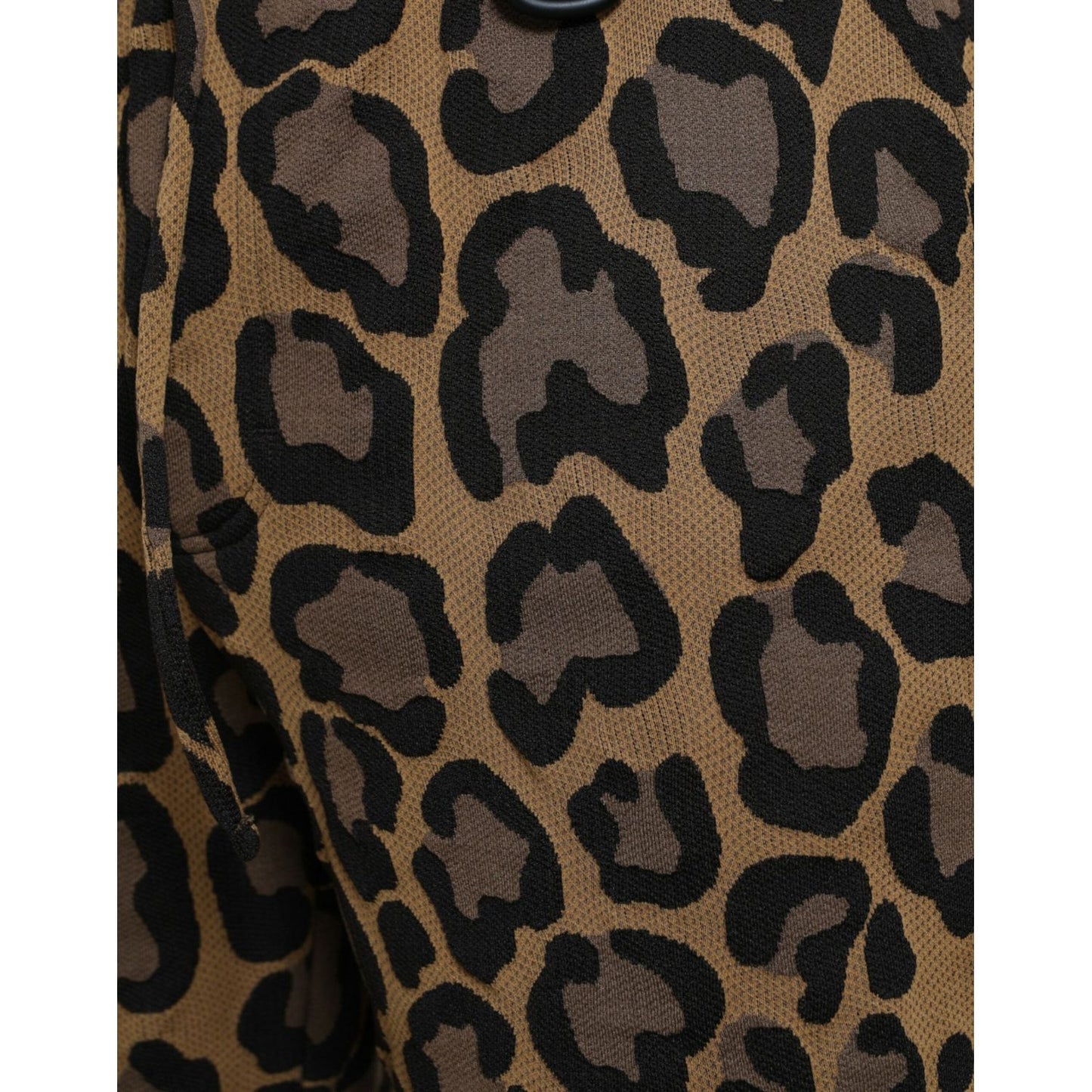 Dolce & Gabbana Brown Leopard Print Polyester Jogger Pants PAN75022-54