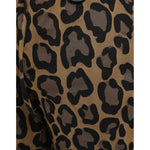 Dolce & Gabbana Brown Leopard Print Polyester Jogger Pants PAN75022-54