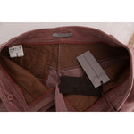 Ermanno Scervino Pink Velvet Cropped Casual Pants SIG30315-1