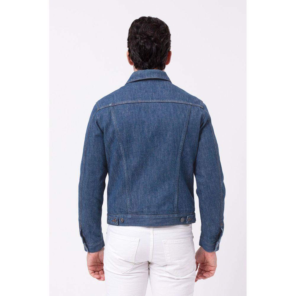 Don The Fuller Blue Cotton Men Jacket