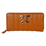 Ungaro Chic Quilted Faux Leather Wallet in Brown UN-12320