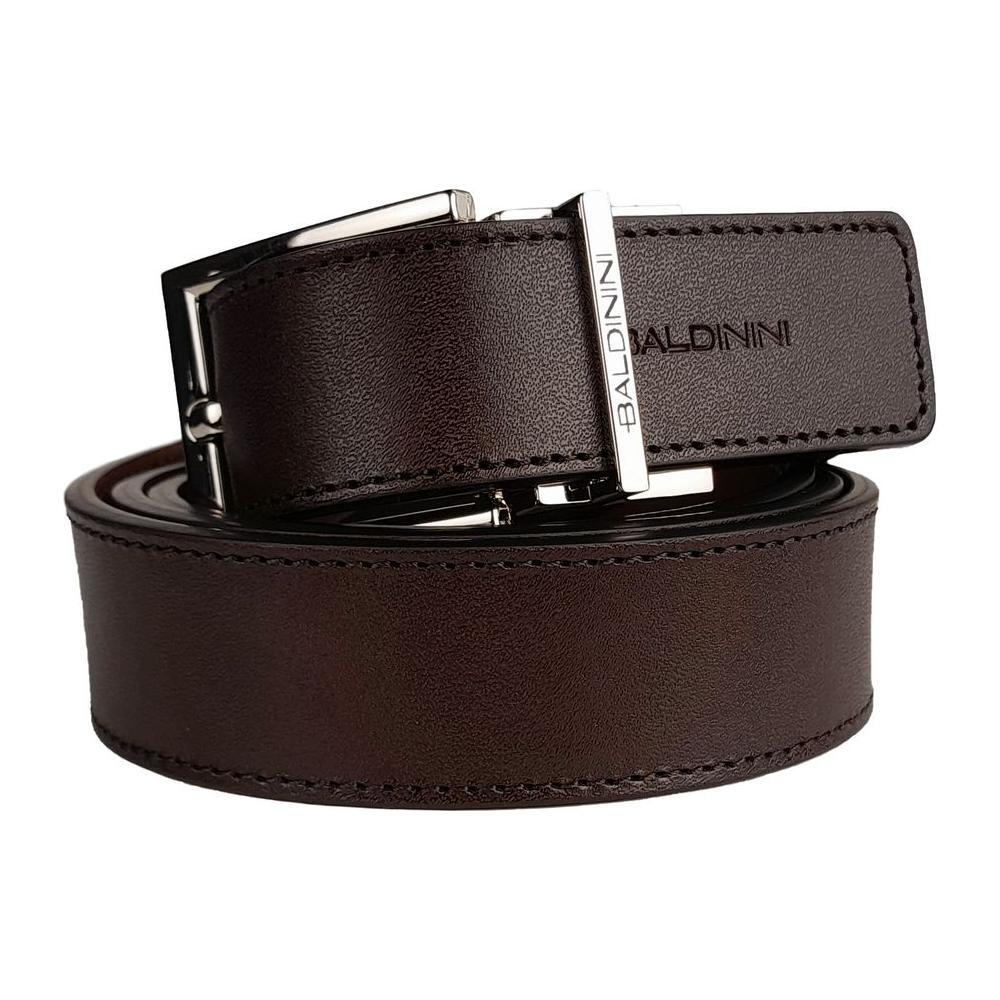 Baldinini Trend Brown Calfskin Men Belt BA-10883-90 CM / 36 INCHES