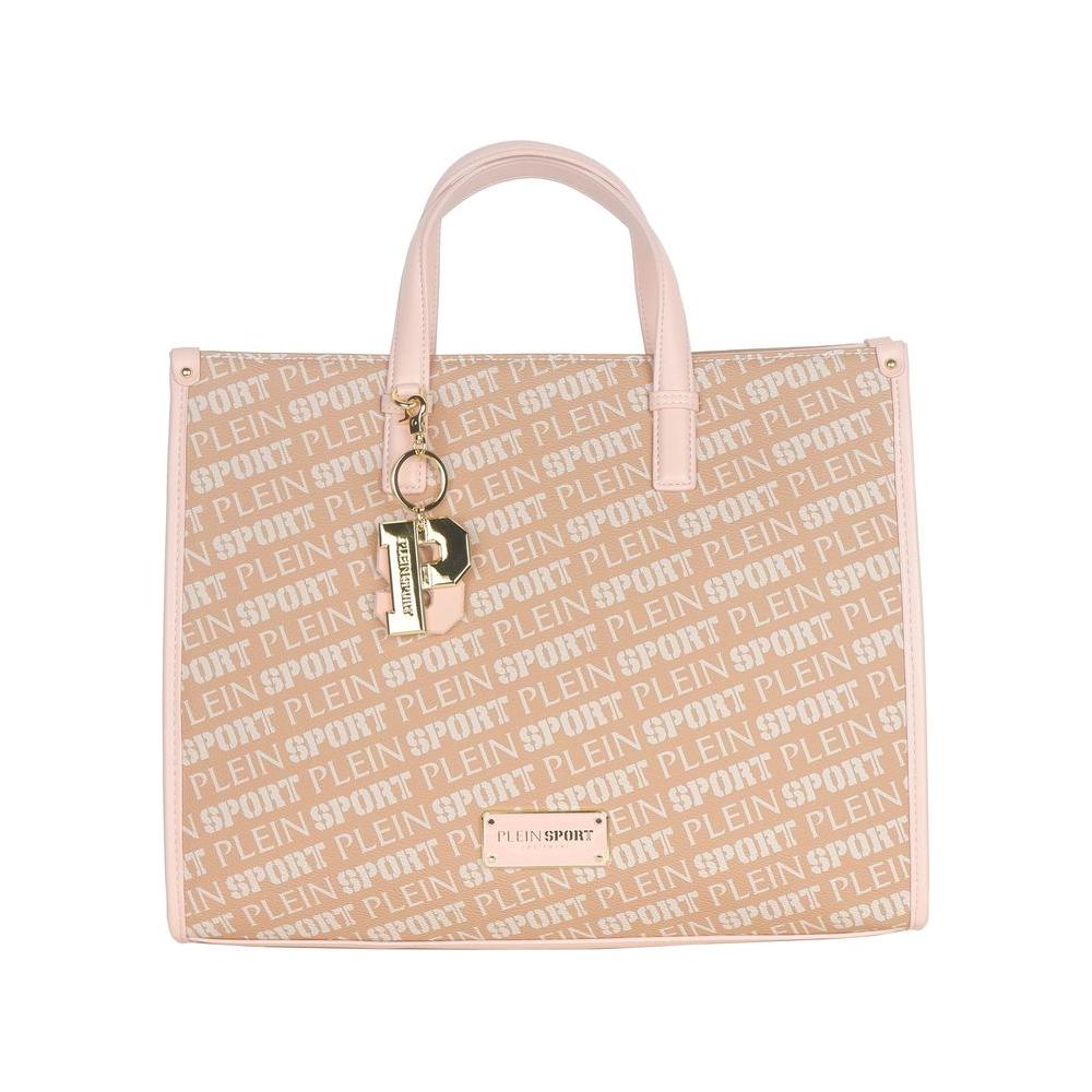 Plein Sport Pink Polyamide Women Shoulder Bag PLSP-9200
