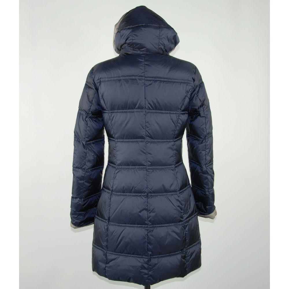 Emilio Romanelli Blue Polyester Women Jacket EM-1142-IT40|S