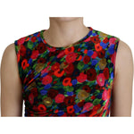 Dsquared² Multicolor Floral Bodycon Ruched Maxi Dress DR28831-38