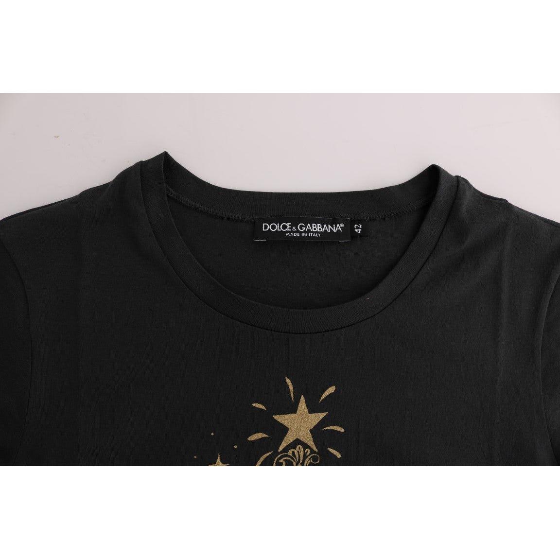 Dolce & Gabbana Gray Cotton 2017 Motive T-Shirt TUI10005-3