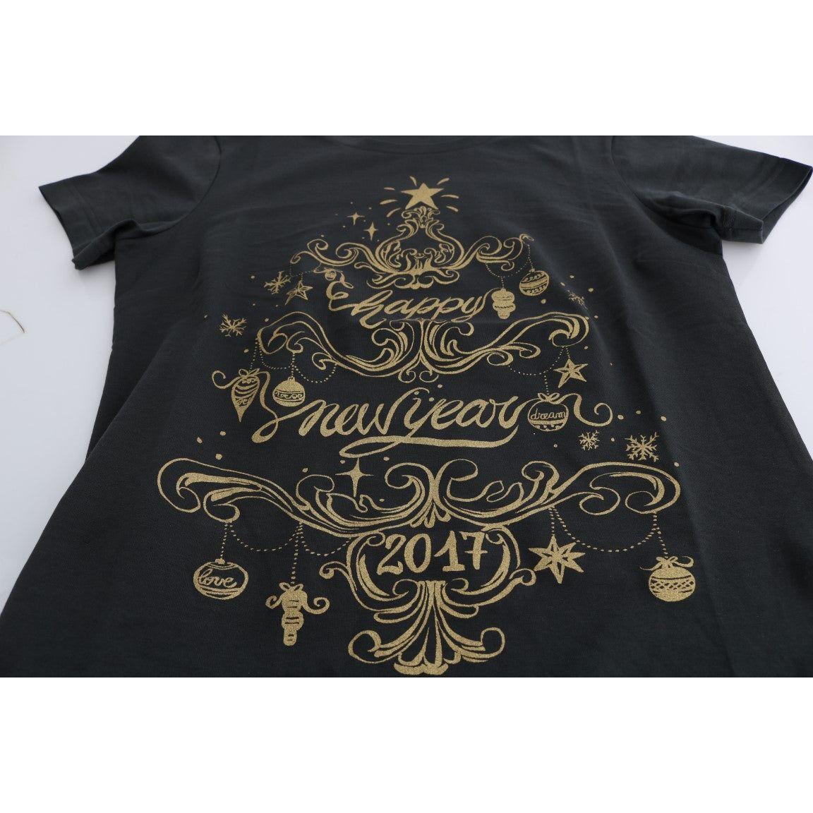 Dolce & Gabbana Gray Cotton 2017 Motive T-Shirt TUI10005-3