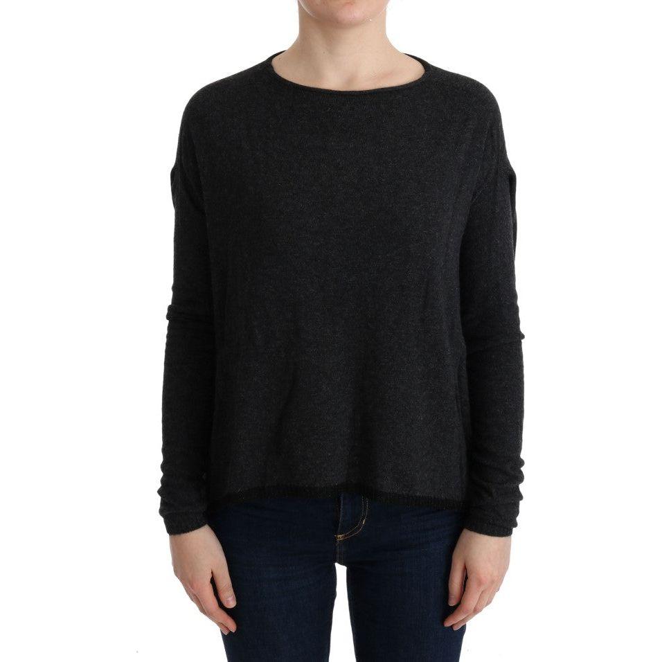 Costume National Gray Viscose Knitted Sweater TUI10017-1