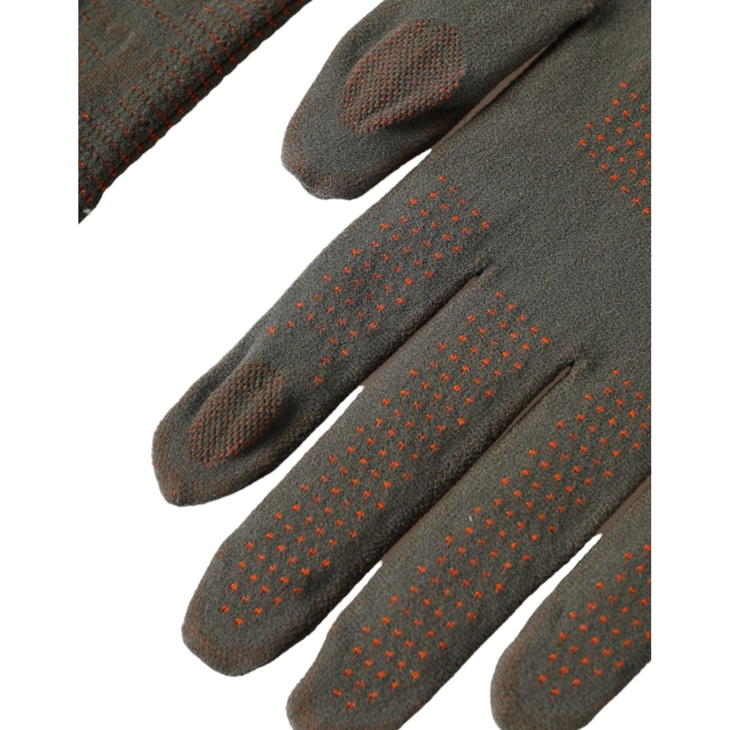 Dolce & Gabbana Brown Cotton Stretch Wrist Length Gloves LB30113-7.5