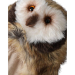 Dolce & Gabbana Brown Owl Faux Fur Whole Head Cap Hat HAT9558