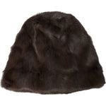 Dolce & Gabbana Brown Weasel Fur Womens Cashmere Hat Beanie HAT9563-58