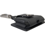 Dolce & Gabbana Black Plain Leather Silver Metal Airpods Case SMY10261