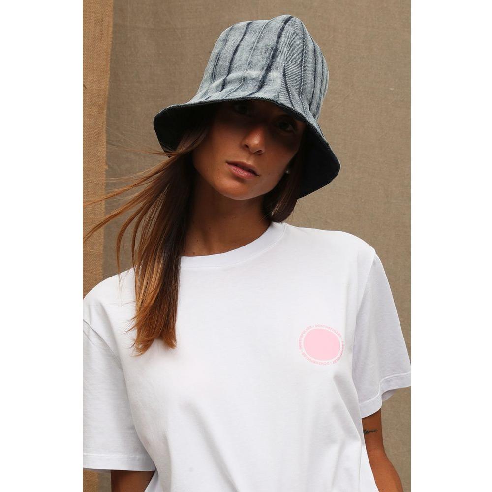 Don The Fuller White Cotton Women T-Shirt DO-6910-M