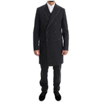 Dolce & Gabbana Gray Wool Stretch 3 Piece Two Button Suit KOS1093-1