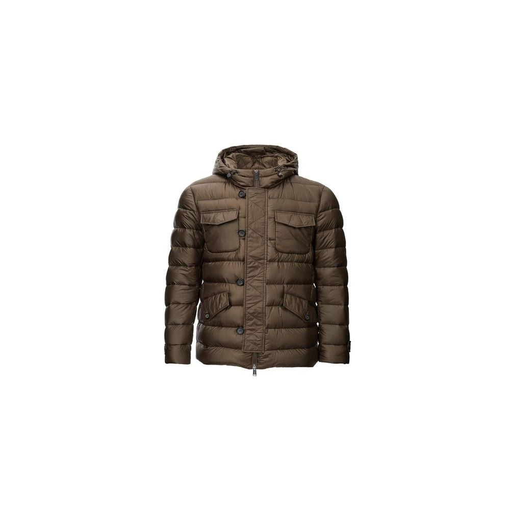 Add Brown Polyamide Jacket AD-13443-IT50 | L