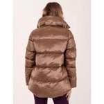 People Of Shibuya Brown Polyester Jackets & Coat PE-13595-IT40|S