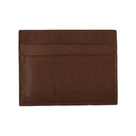 Billionaire Italian Couture Brown Leather Cardholder Wallet VAS1447