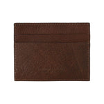 Billionaire Italian Couture Brown Leather Cardholder Wallet VAS1447