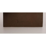 Billionaire Italian Couture Brown Leather Cardholder Wallet VAS1448