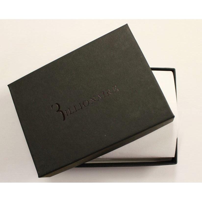Billionaire Italian Couture Brown Leather Cardholder Wallet VAS1448