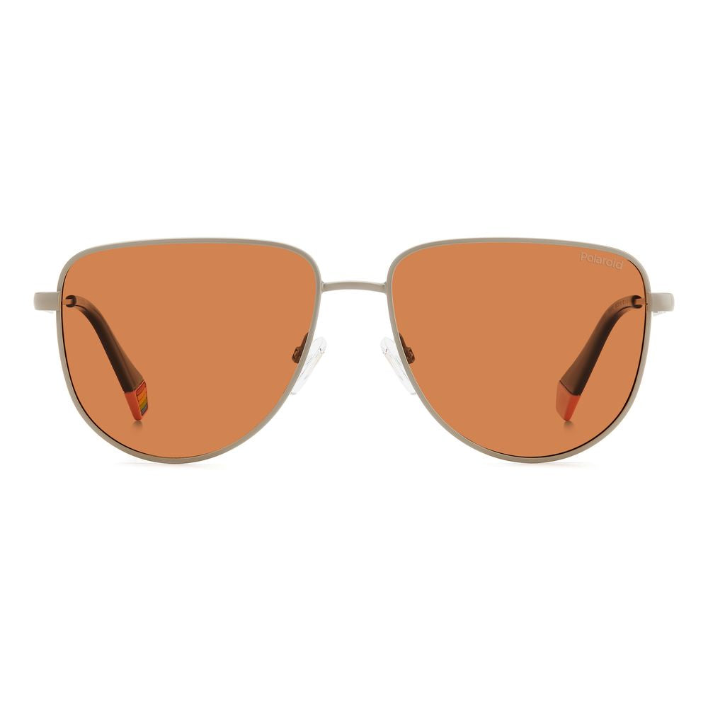 Polaroid Gray Metal Sunglasses POPLD6196SX2M8F6HEAC